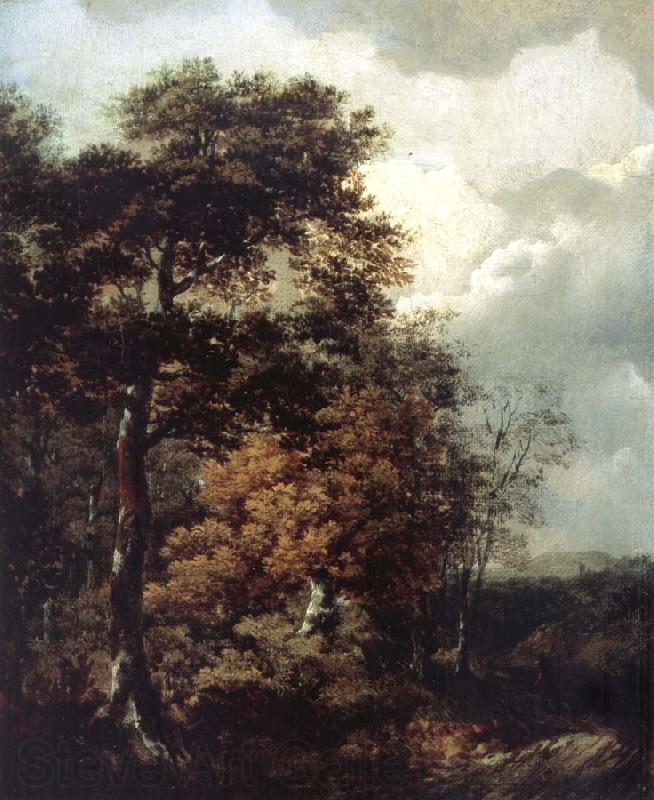 Thomas Gainsborough Landscape with a Peasant on a Path Norge oil painting art